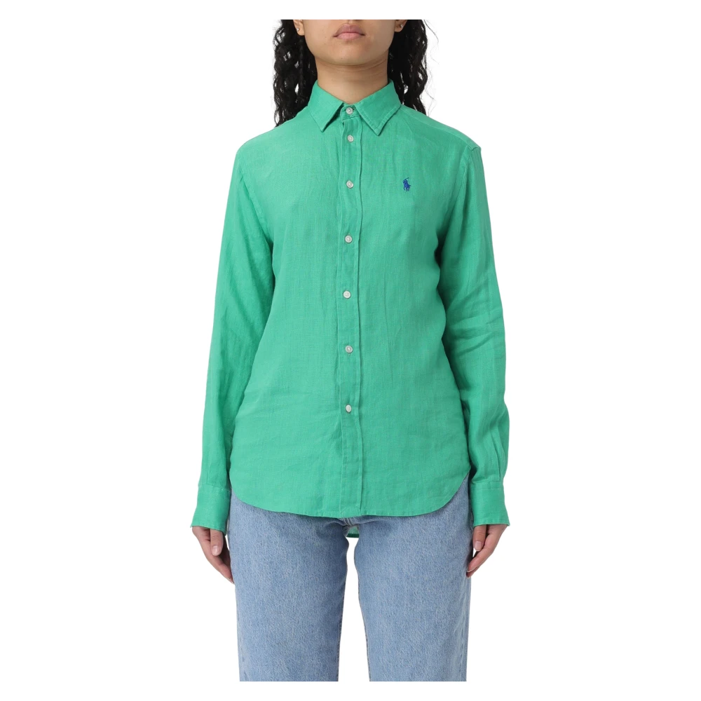 Polo Ralph Lauren Front Overhemd Green Dames