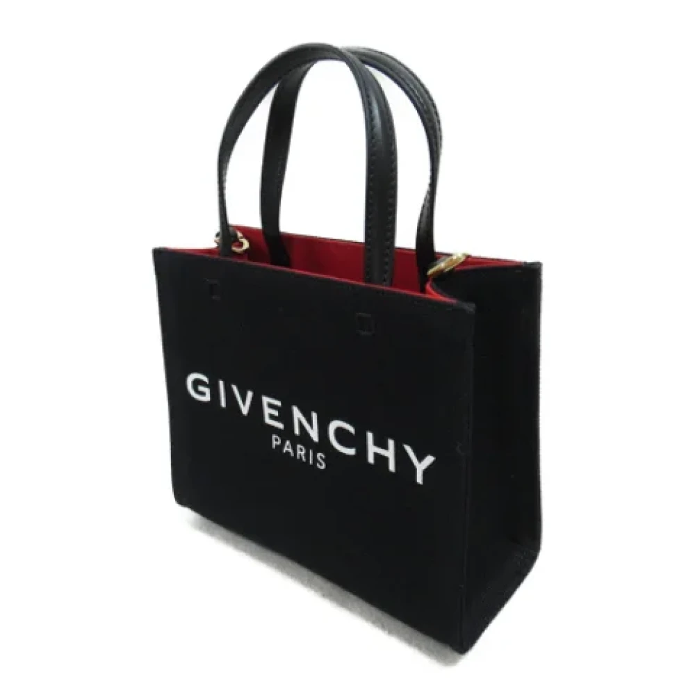 Givenchy Pre-owned Canvas shoulder-bags Black Dames