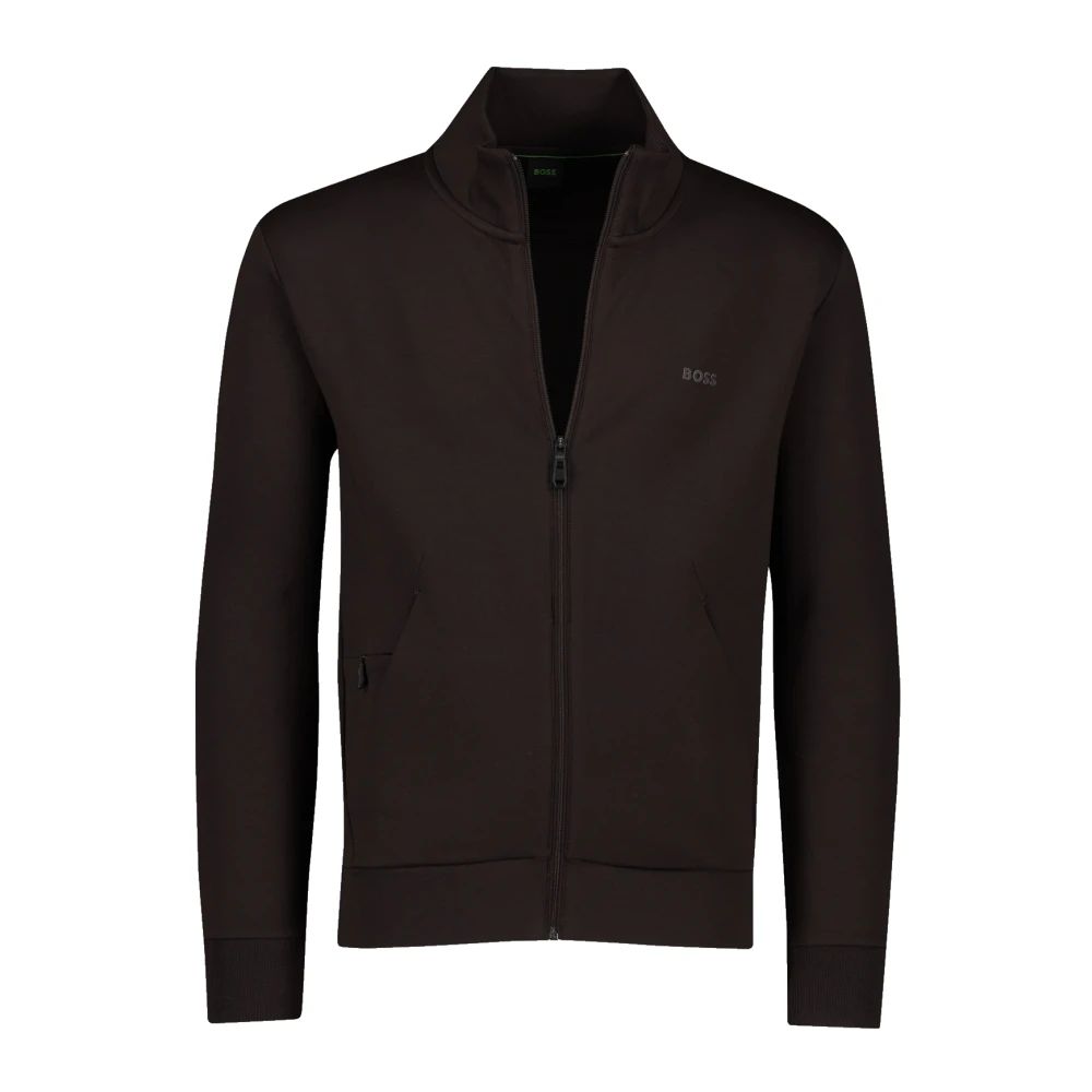 Hugo Boss Bruine Vest voor Mannen Brown Heren