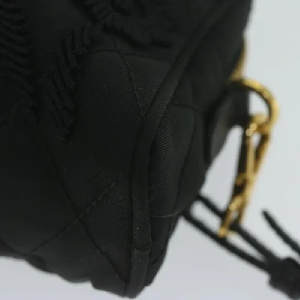 Prada Vintage Pre-owned Nylon pouches Black Dames