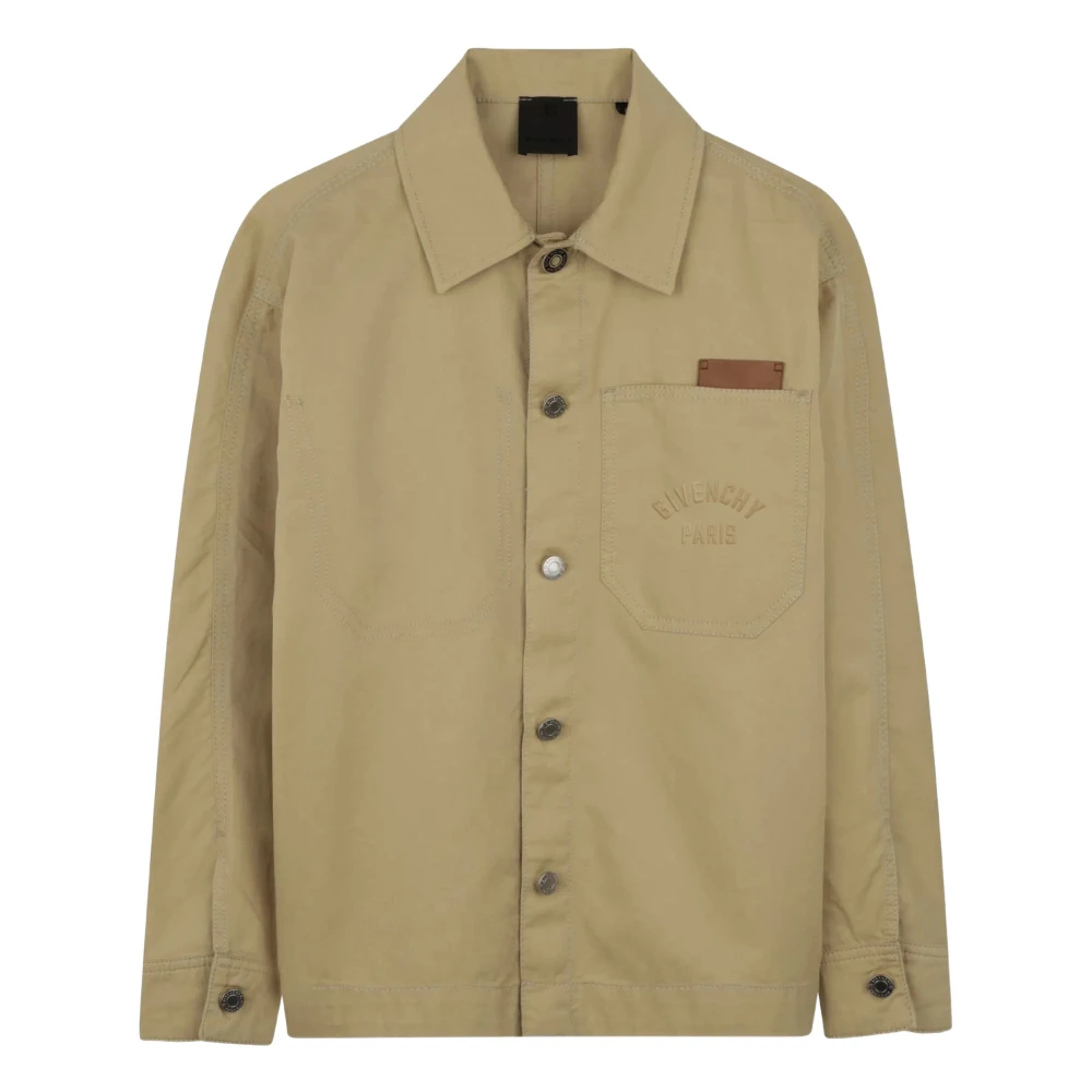 Givenchy Boys Beige Light Jackets, 10 Y, Light Jacket