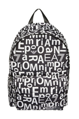 nylon-unisex-backpack-black-white-logo