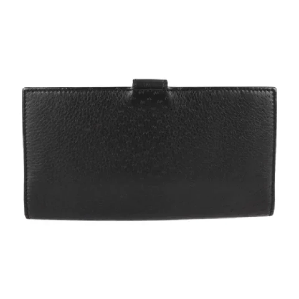 Salvatore Ferragamo Pre-owned Leather wallets Black Dames