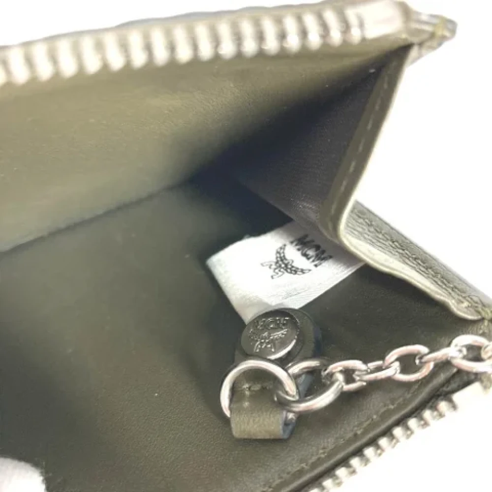 MCM Pre-owned Leather wallets Brown Dames