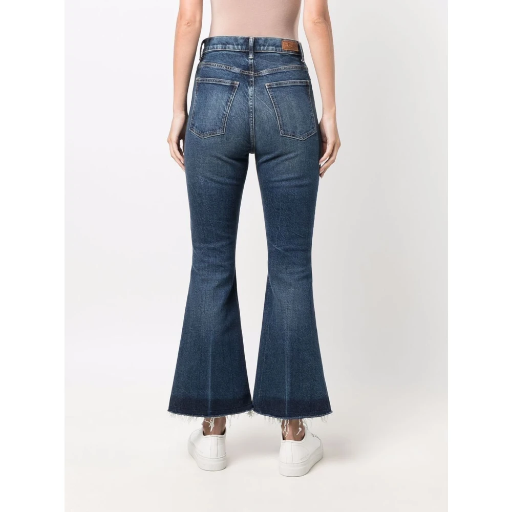 Polo Ralph Lauren Uitlopende Jeans Blue Dames