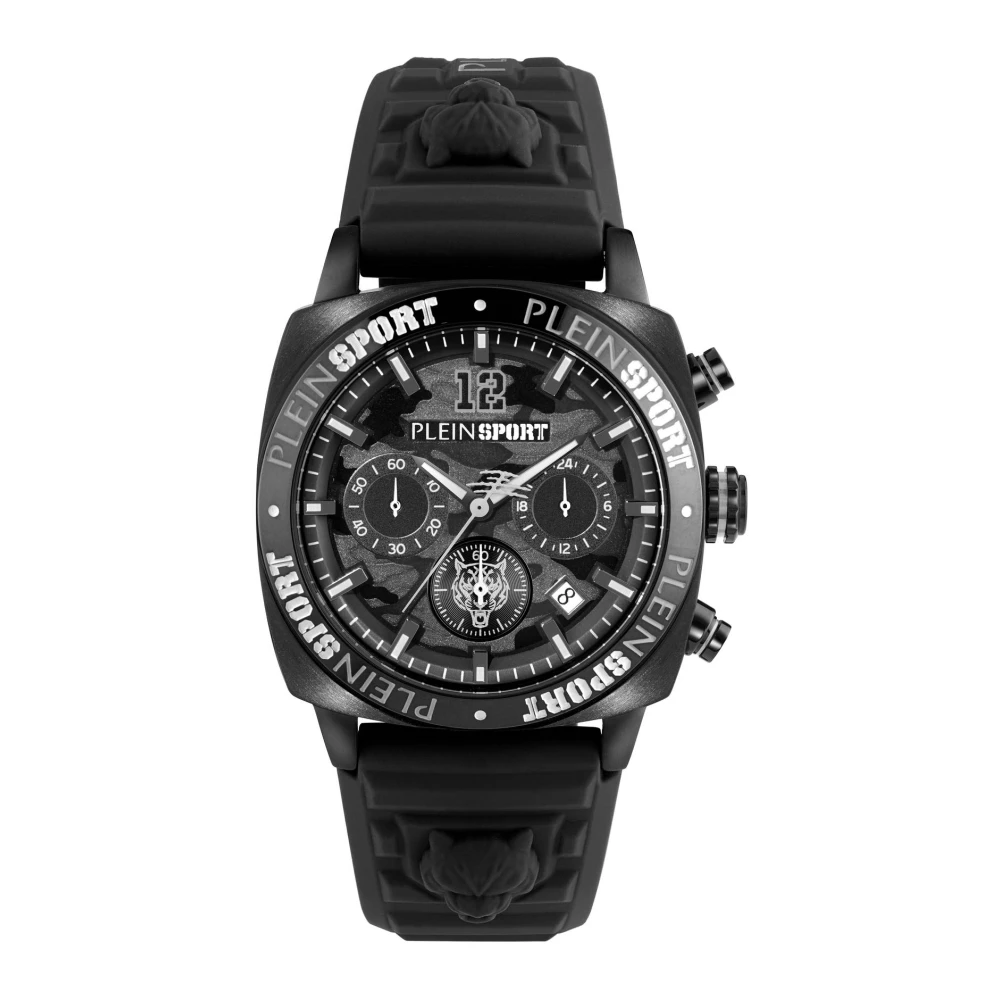 Philipp Plein Men's Black Wildcat Chrono Watch