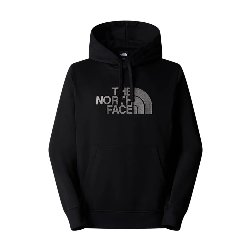 The North Face Geborduurde logo hoodie Zwart Black Heren