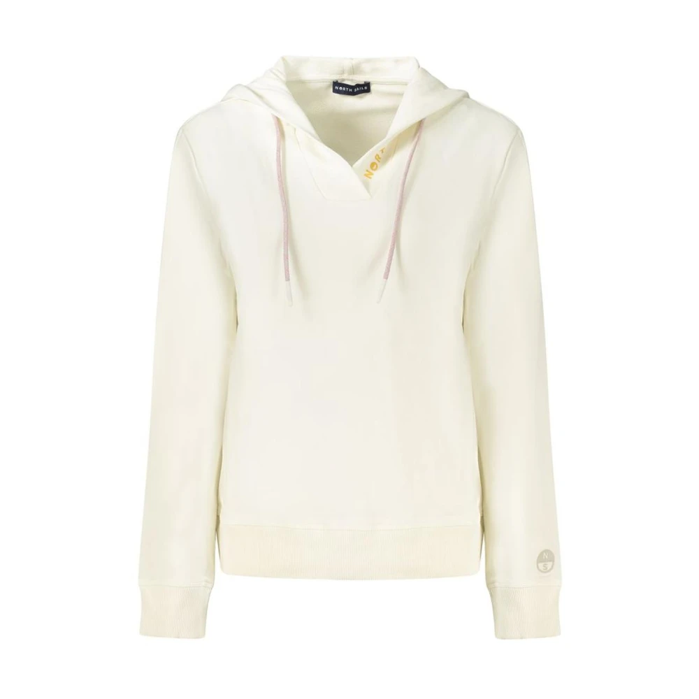 North Sails , Hoodies, Female, White, Xl, Hooded Sweatshirt