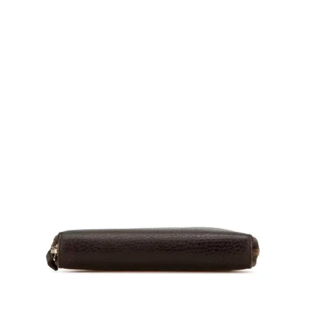 Gucci Vintage Pre-owned Leather wallets Brown Dames