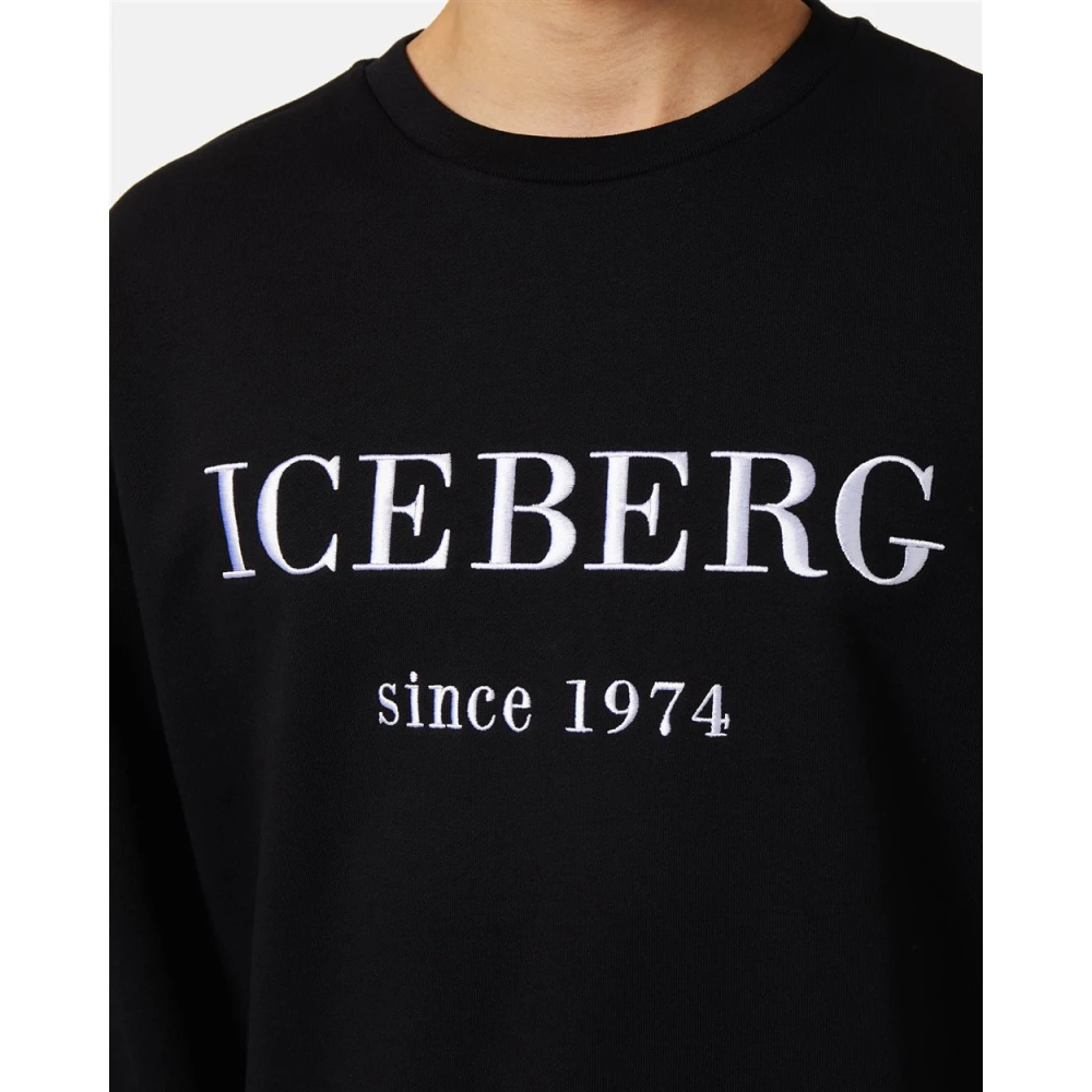 Iceberg Sweatshirts Black Heren