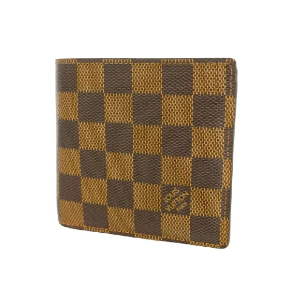 Louis Vuitton Vintage Pre-owned Canvas wallets Brown Heren