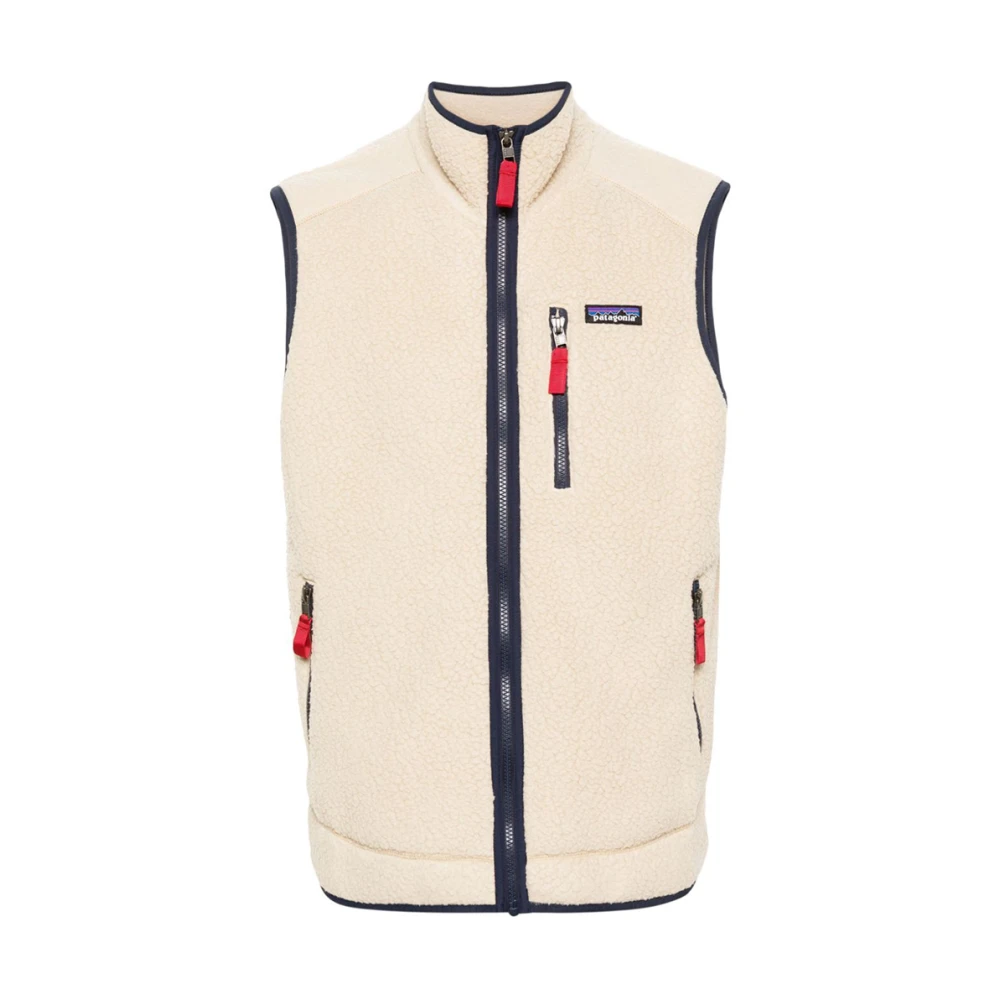 Patagonia Retro Pile Vest Faux Shearling Ärmlös Beige, Herr