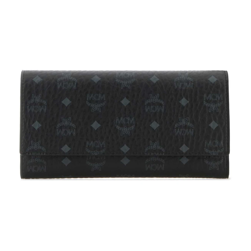 MCM Canvas portemonnee Black Dames