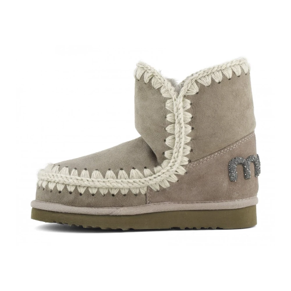 Mou Grijze Glitter Eskimo Laarzen Gray Dames