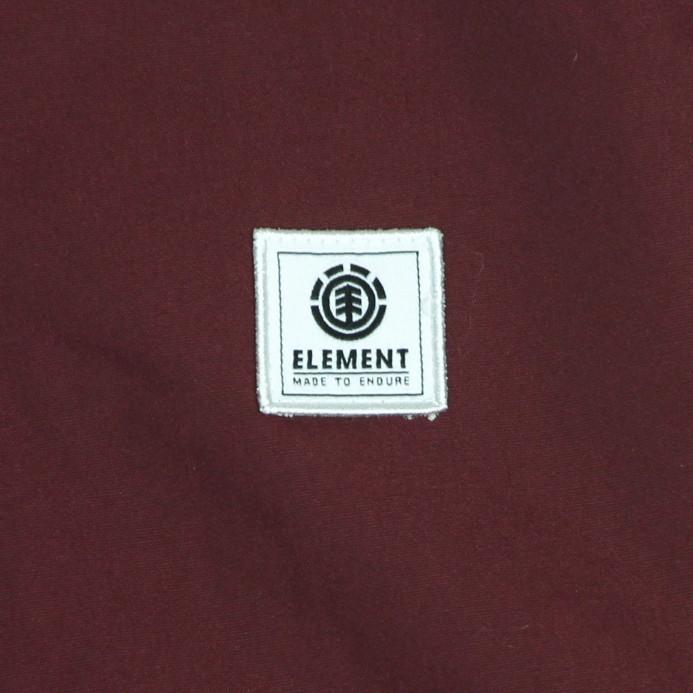 Element Vintage Rode Waterafstotende Jas Red Heren
