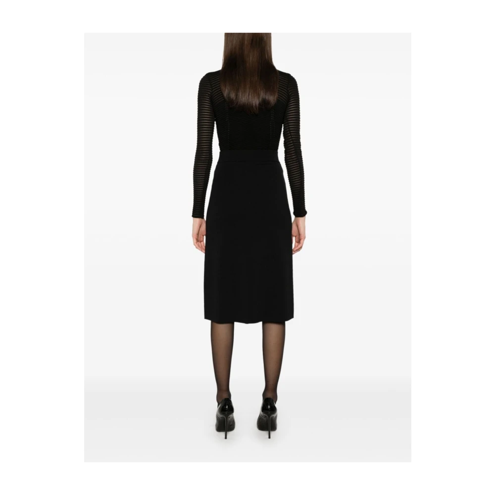 Elisabetta Franchi Zwart Bovenkleding voor Vrouwen Aw24 Black Dames