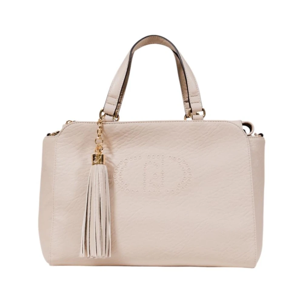 Liu Jo Donna Beige Borsa A Mano Con Tracolla E Chiusura A Zip