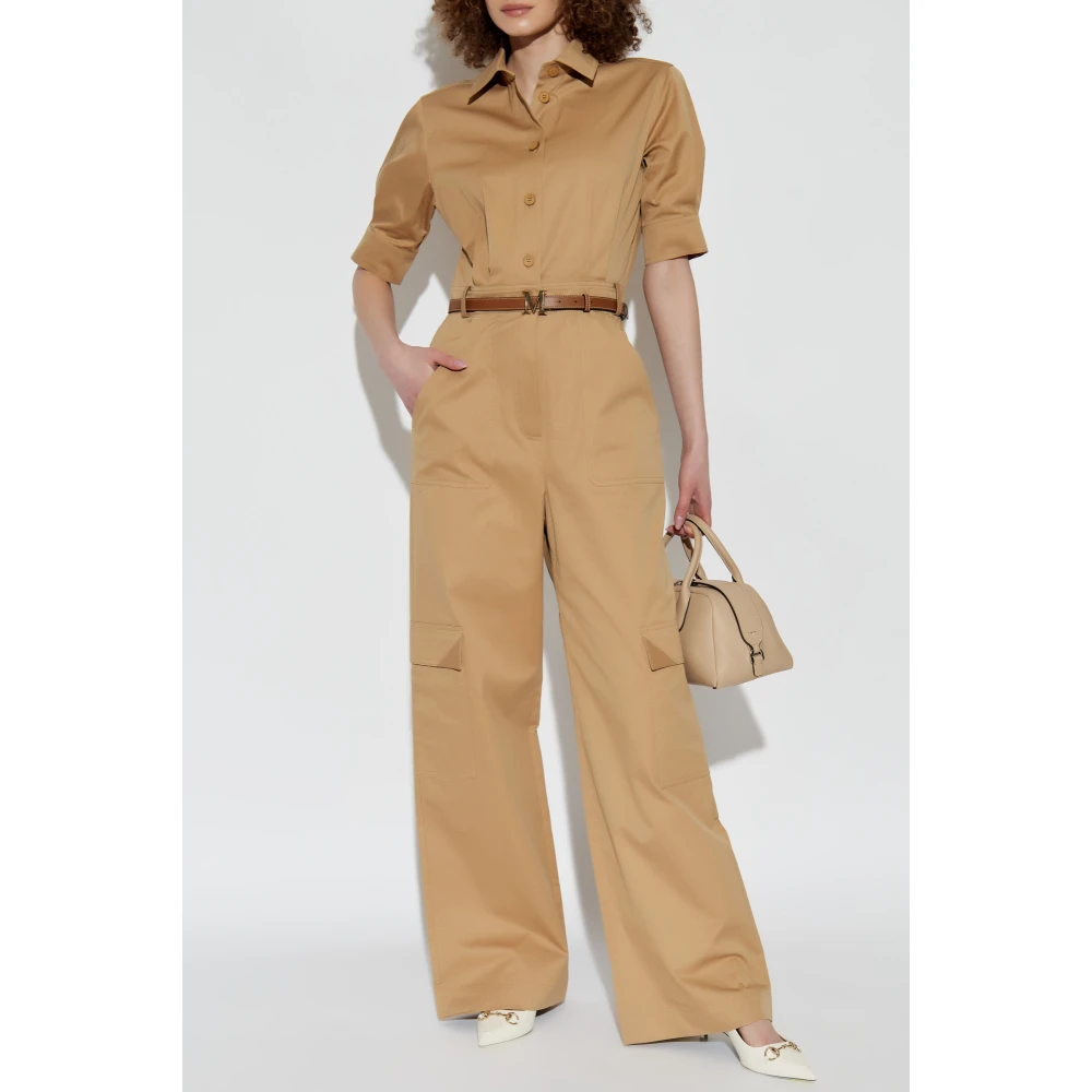 Max Mara Jumpsuit 'Filippo' Beige Dames