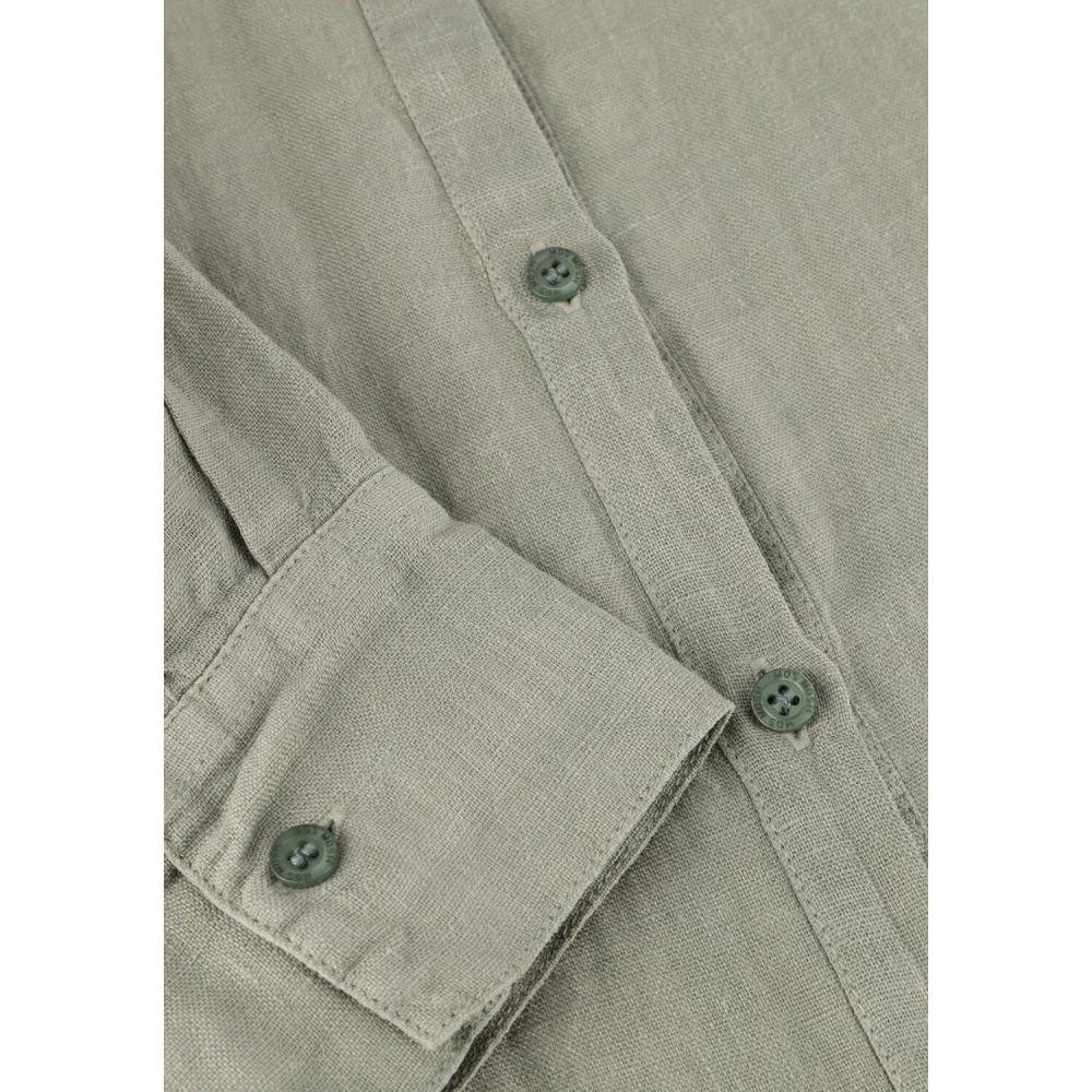 MOS MOSH Chique Khaki Linnen Jurk Green Dames