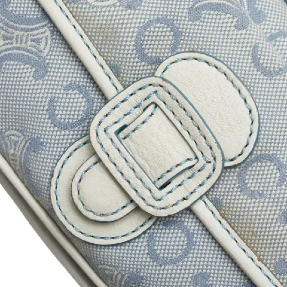 Celine Vintage Pre-owned Leather celine-bags Blue Dames