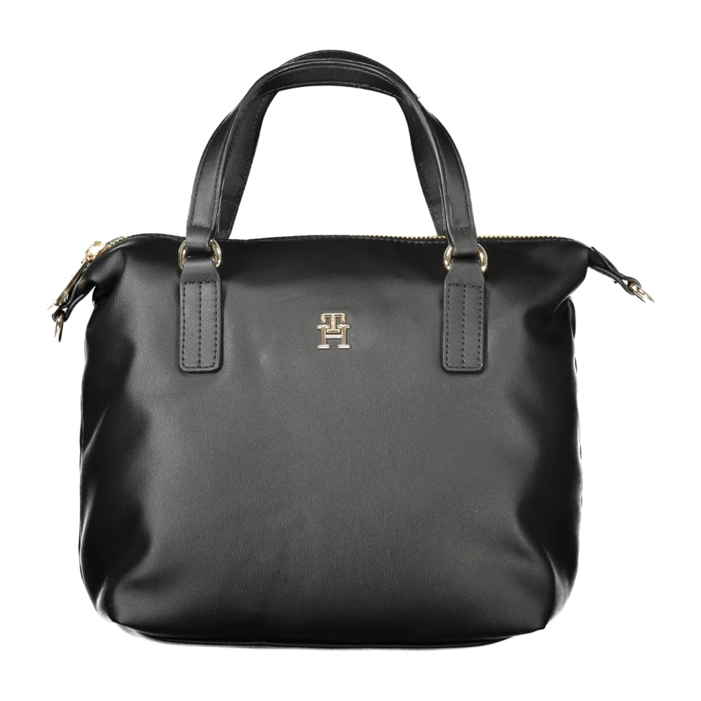Tommy Hilfiger Zwarte dames tas met verstelbare band Black Dames