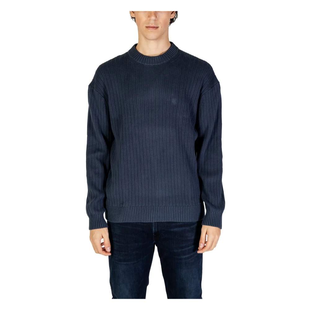 Calvin Klein Jeans Mannen Gebreide Kleding Collectie voor Herfst Winter Blue Heren