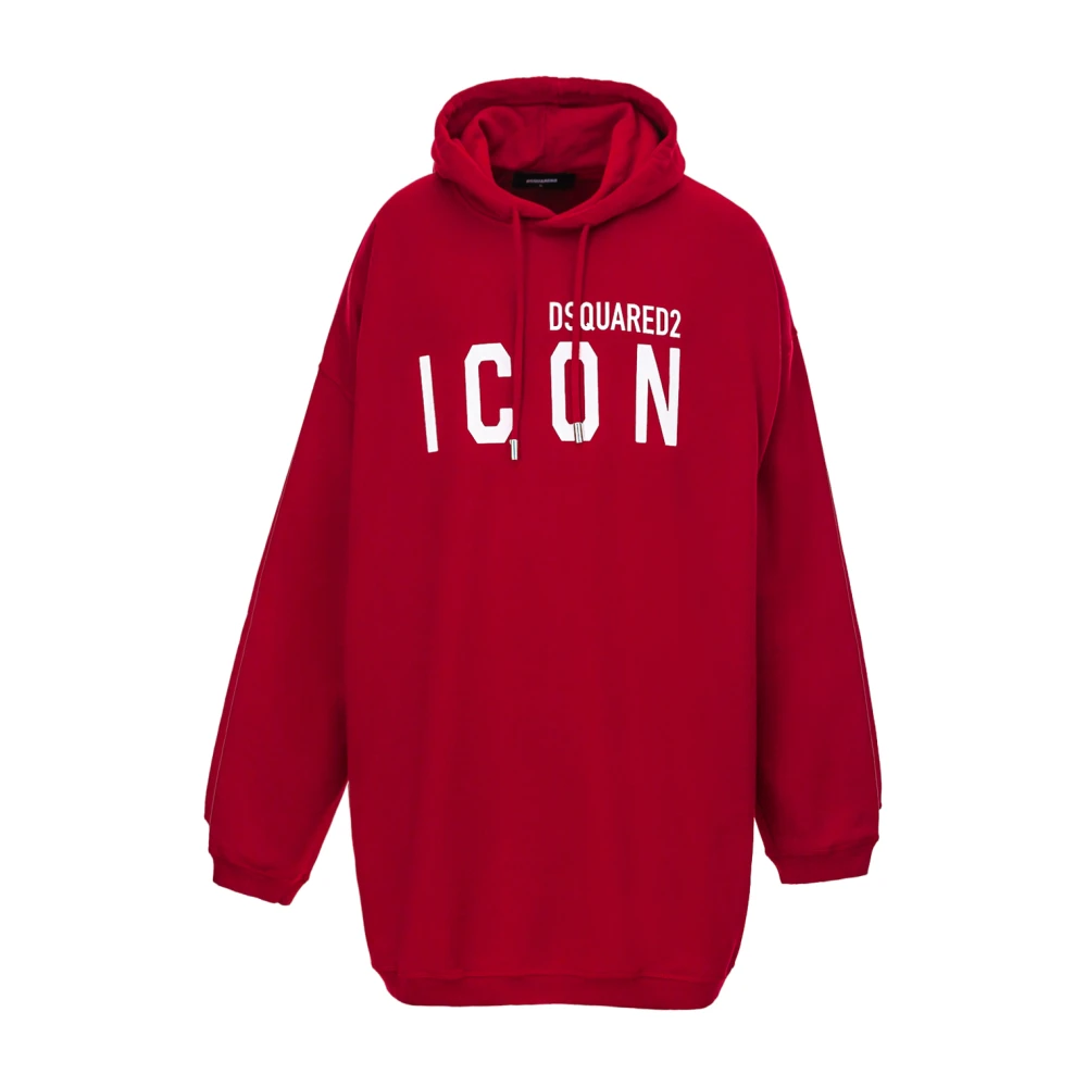 Dsquared2 Iconische Oversized Sweater Red Heren