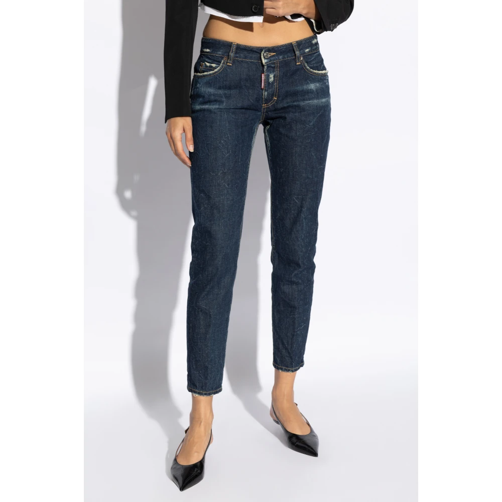 Dsquared2 Jeans Medium Waist Jennifer Blue Dames