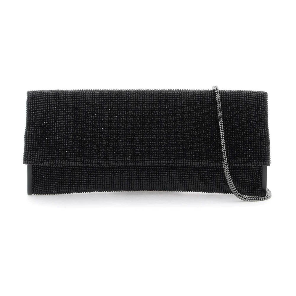 Benedetta Bruzziches Kristal Mesh Kate Clutch Black Dames