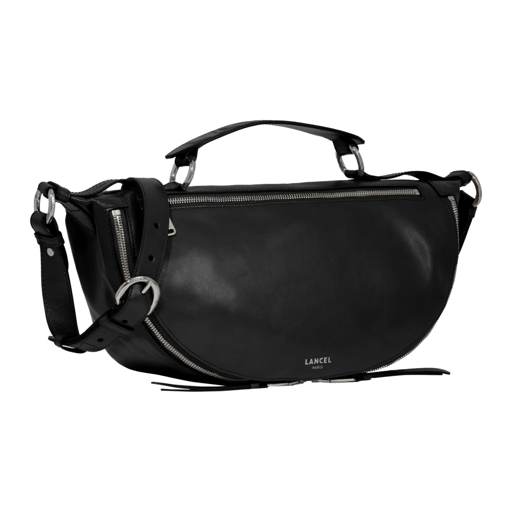 Lancel Origami Schoudertas in Zwart Black Dames