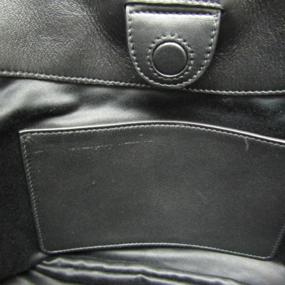 Miu Pre-owned Leather handbags Black Dames