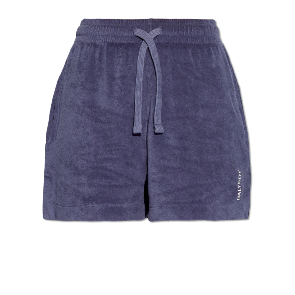 Halfboy Katoenen shorts Purple Dames