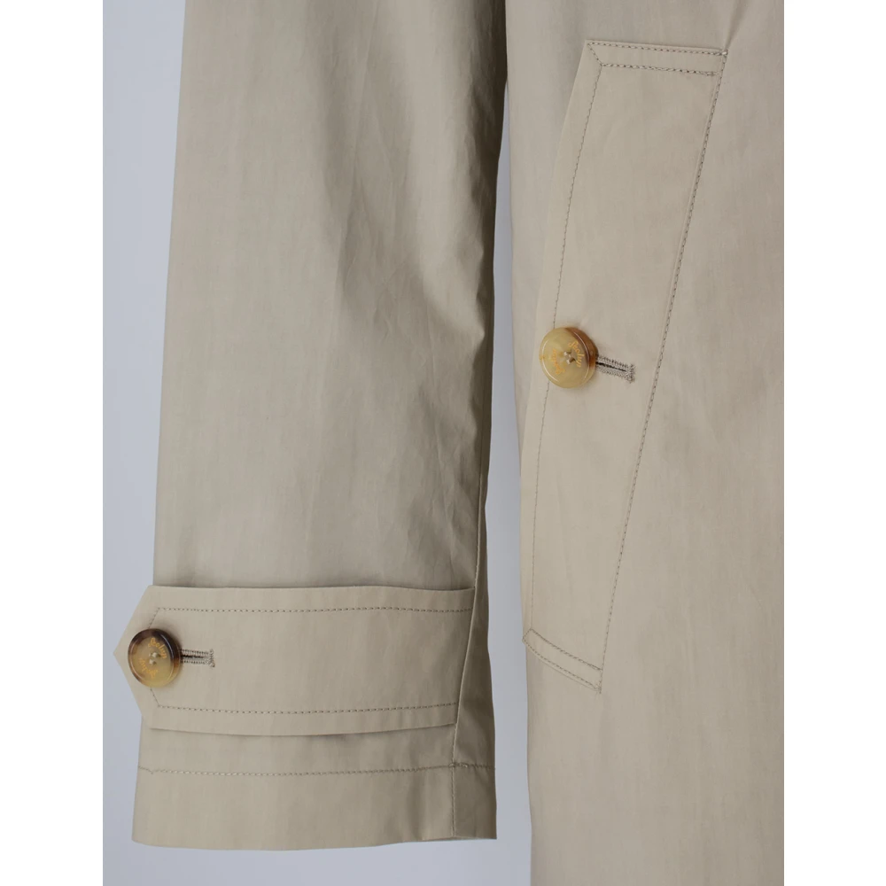 Sealup Klassieke Mackintosh regenjas voor de lente Beige Heren