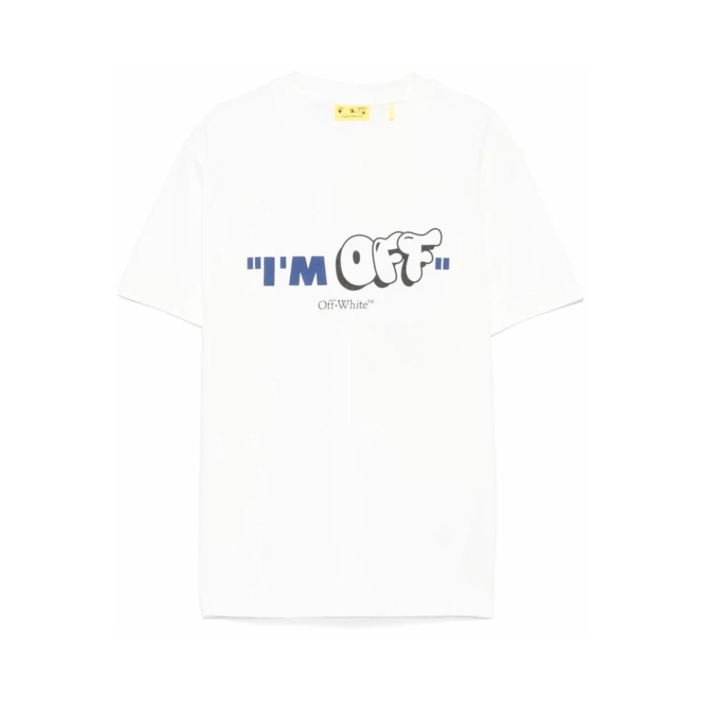 Off White Barn Vit T-shirt Kort Ärm White, Pojke