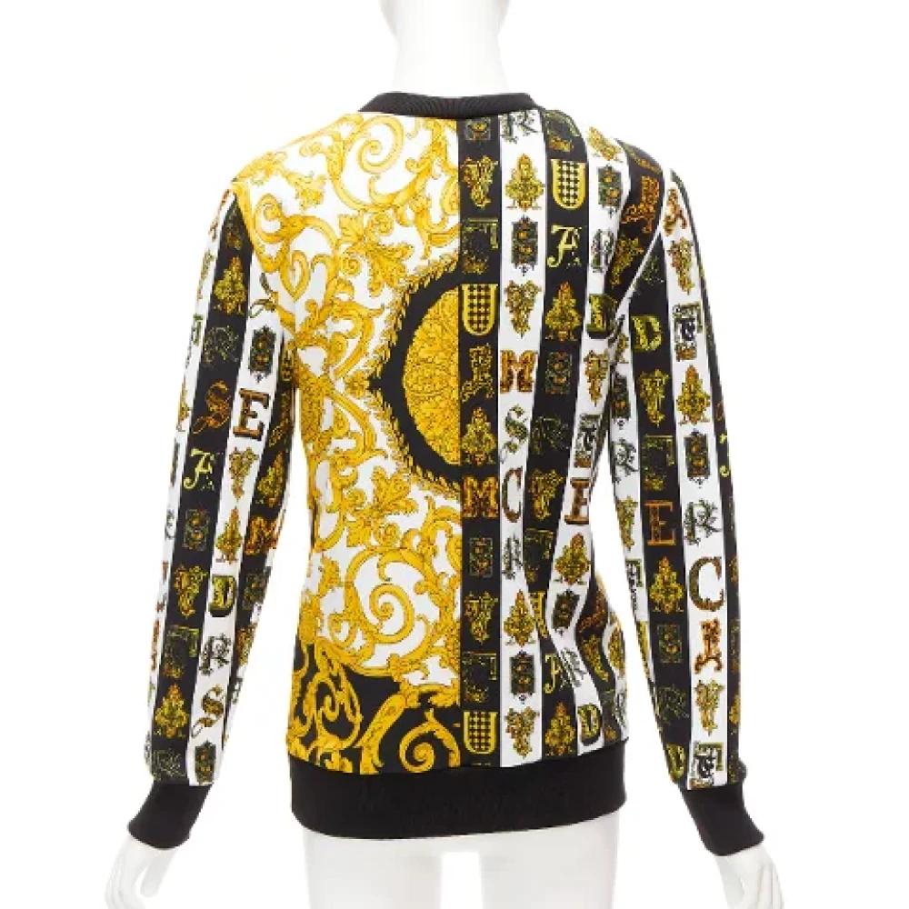 Versace Pre-owned Cotton tops Yellow Dames