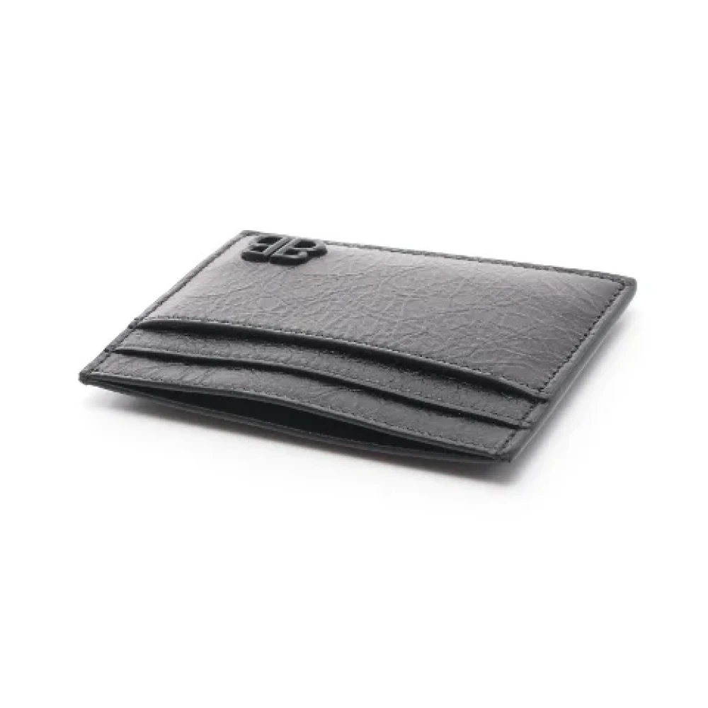Balenciaga Vintage Pre-owned Leather wallets Black Dames