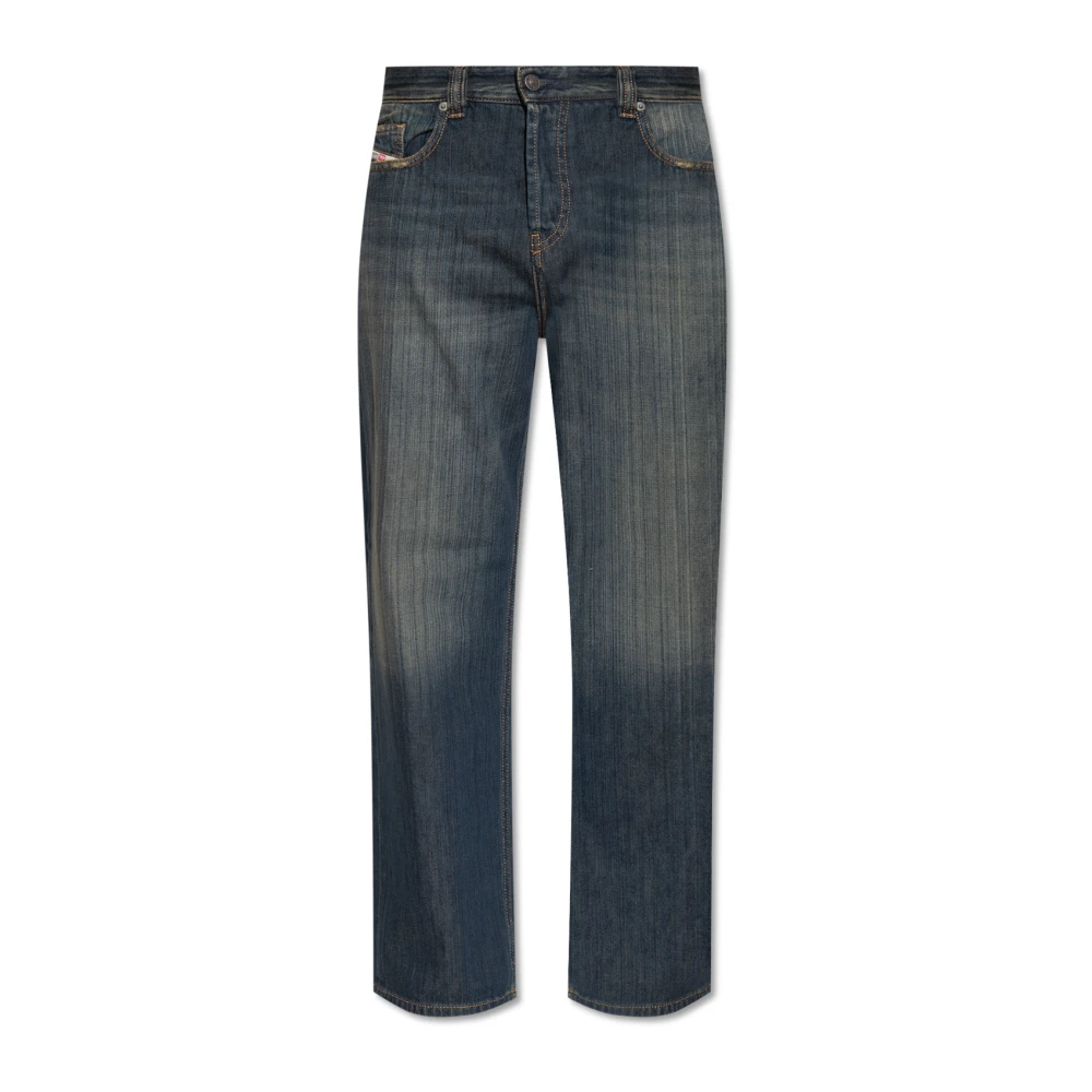 Diesel Loszittende jeans 2001 D-Macro L.30 Blue Heren