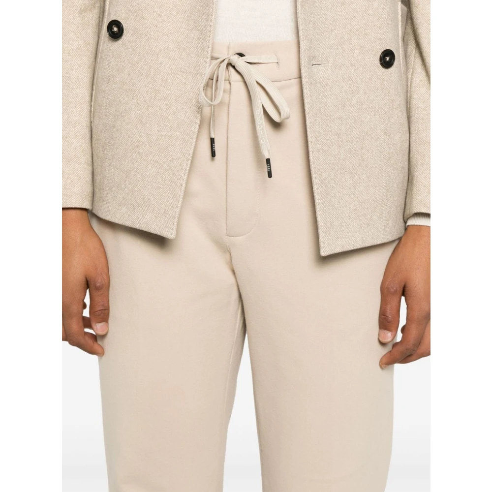 Circolo 1901 Beige Fleece Texture Broek Beige Heren