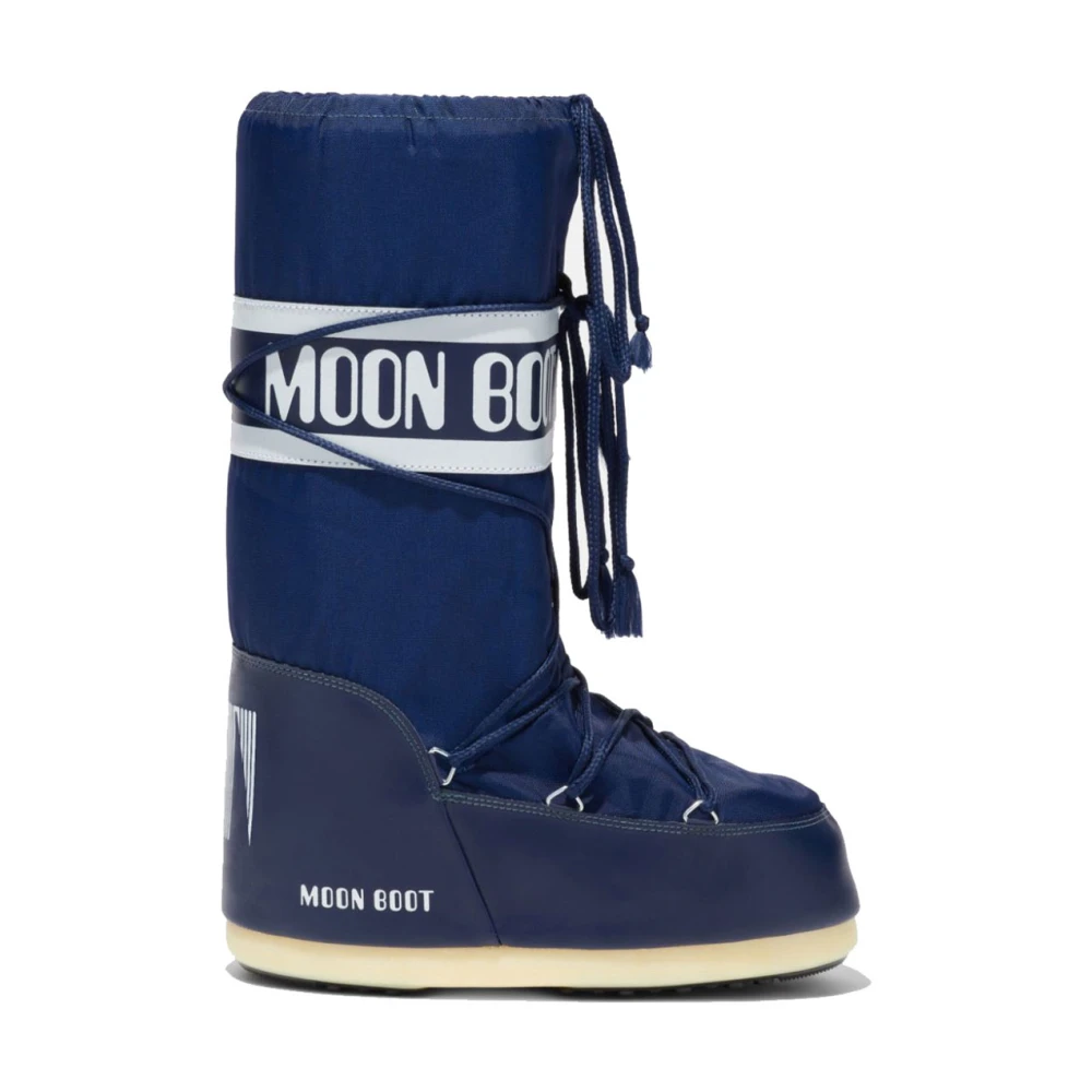 Moon boot Blauwe MB Icon Nylon Schoenen Blue Dames