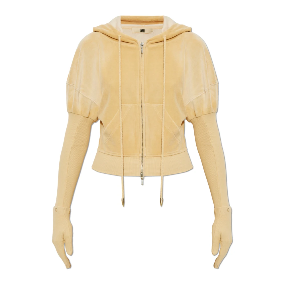 Knwls Damen Gelb Sweatshirts & Hoodies, Mgröße: