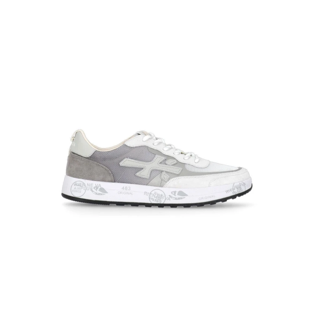 Premiata Men's Multicolor Sneakers, 7 Uk, Suede And Fabric Trainers With Gradient Effect