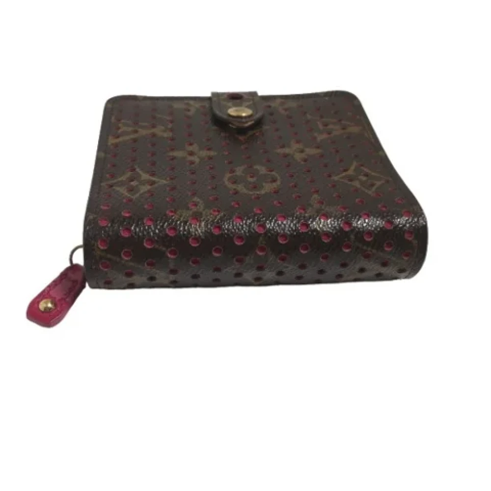 Louis Vuitton Vintage Pre-owned Fabric wallets Brown Dames