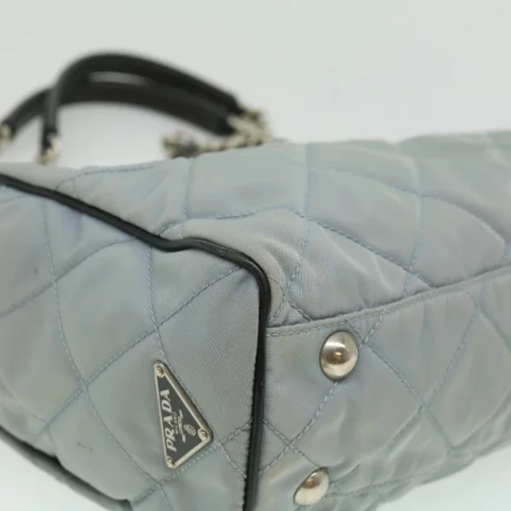 Prada Vintage Pre-owned Nylon prada-bags Blue Dames