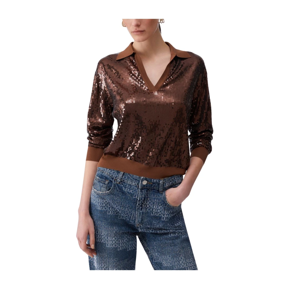 Liu Jo Mujer Marrón Jerseys, Talla: M