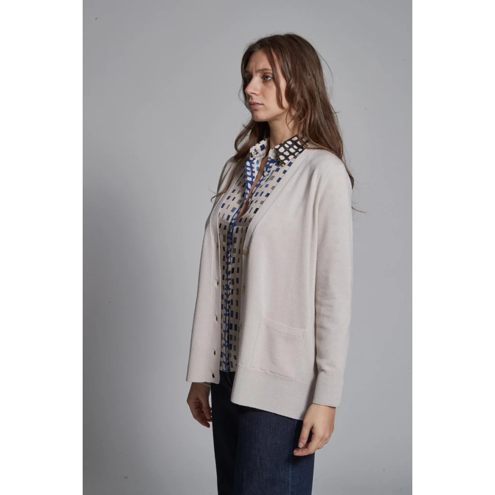 Kangra Stijlvolle Cardigan Beige Dames