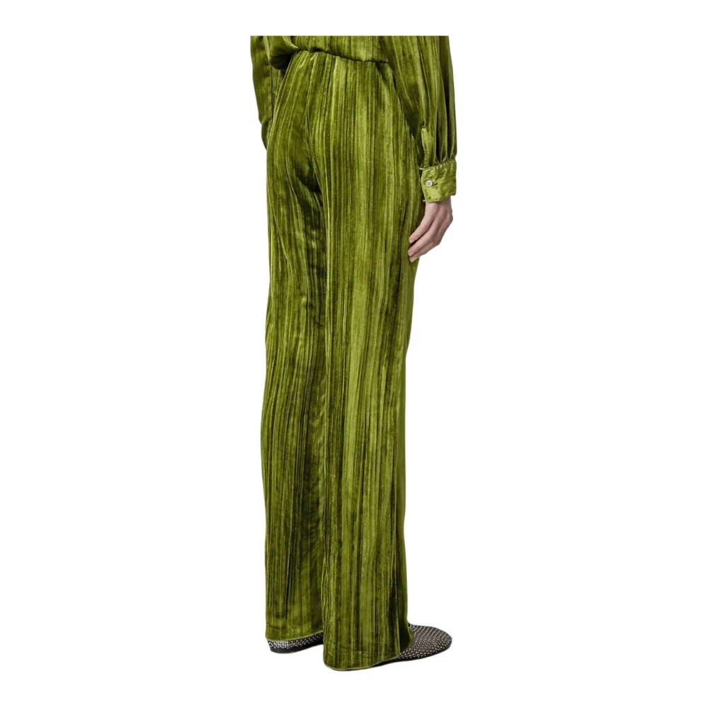 Forte Casual Groene Broek Green Dames