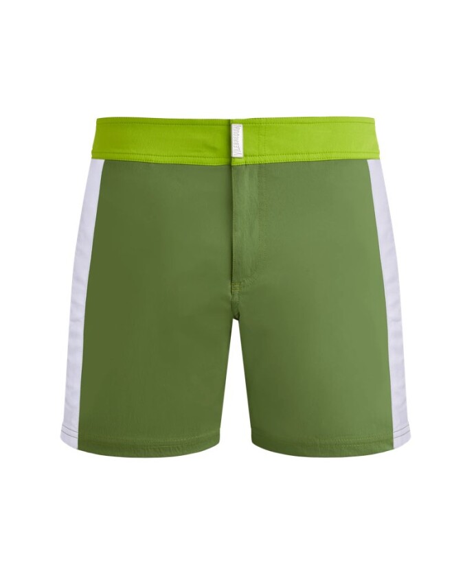 maillot-de-bain-court-stretch-ceinture-plate-color-block