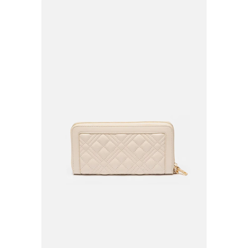 Love Moschino Ivoor Portemonnees voor Vrouwen Beige Dames