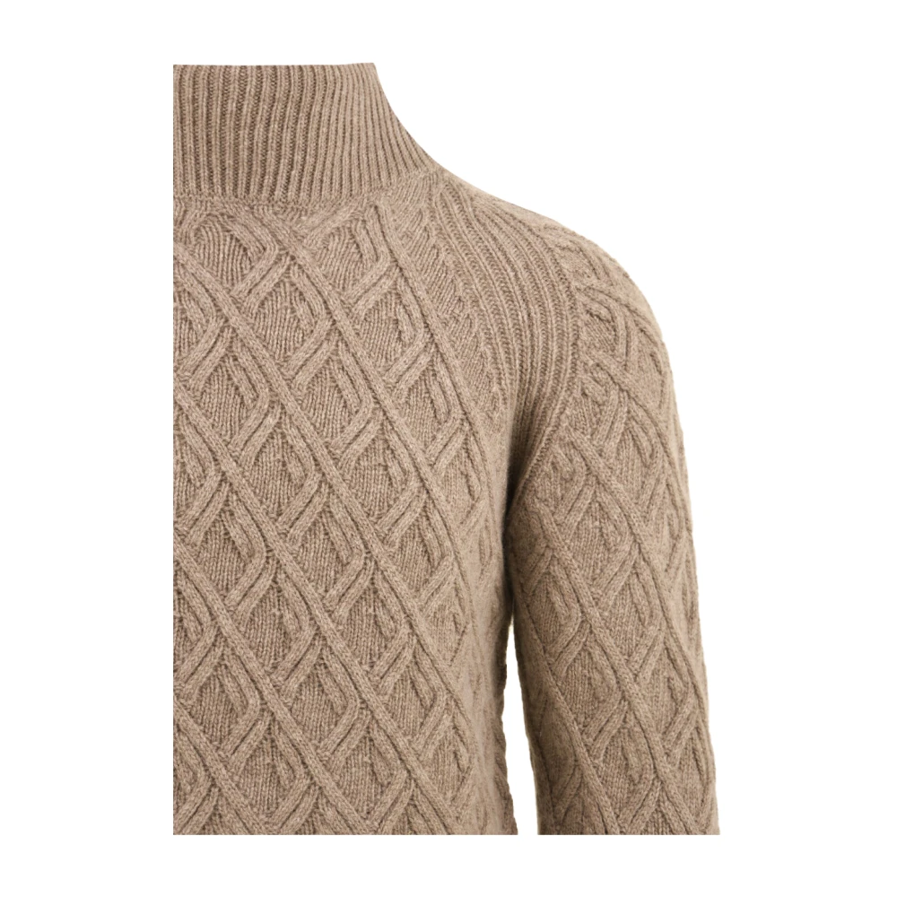 Drumohr Bruine Sweater Model L5St104L 540 Brown Dames