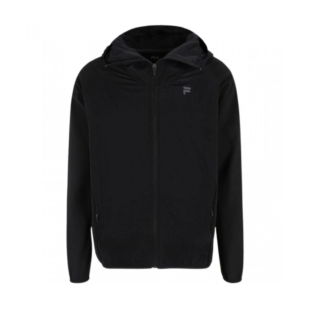 Fila Capuchon polyamide jas Black Heren